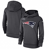 Women New England Patriots Anthracite Nike Crucial Catch Performance Hoodie,baseball caps,new era cap wholesale,wholesale hats